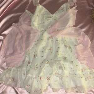 Lucy in the Sky mini dress with bow